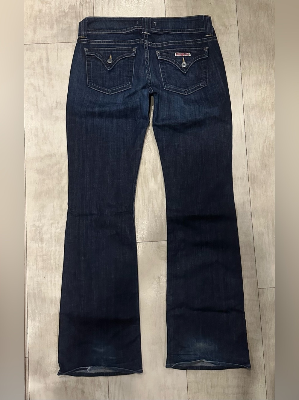 Hudson Jeans Y2K Dark Wash Bootcut Flap Pocket Low Rise